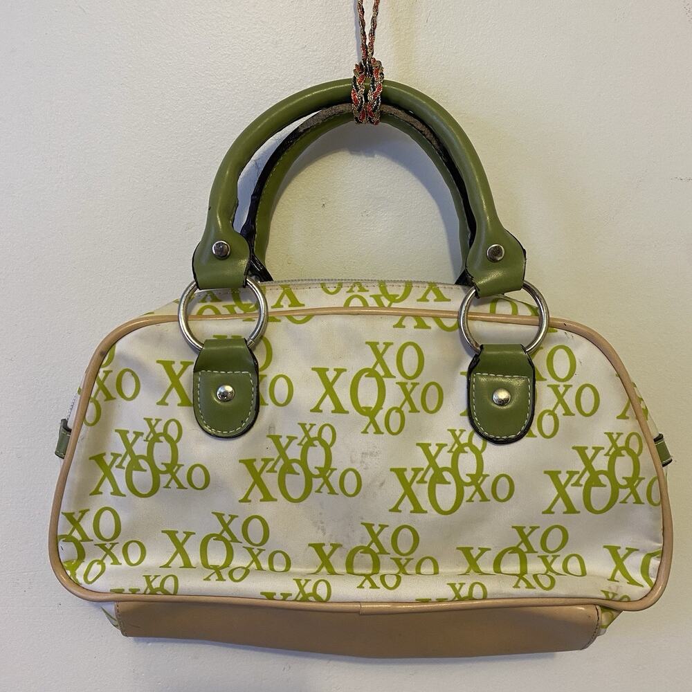 Vintage Y2K XOXO Signature Logo Multicolor FauxLeather Top Handle Handbag Purse - Picture 10 of 10